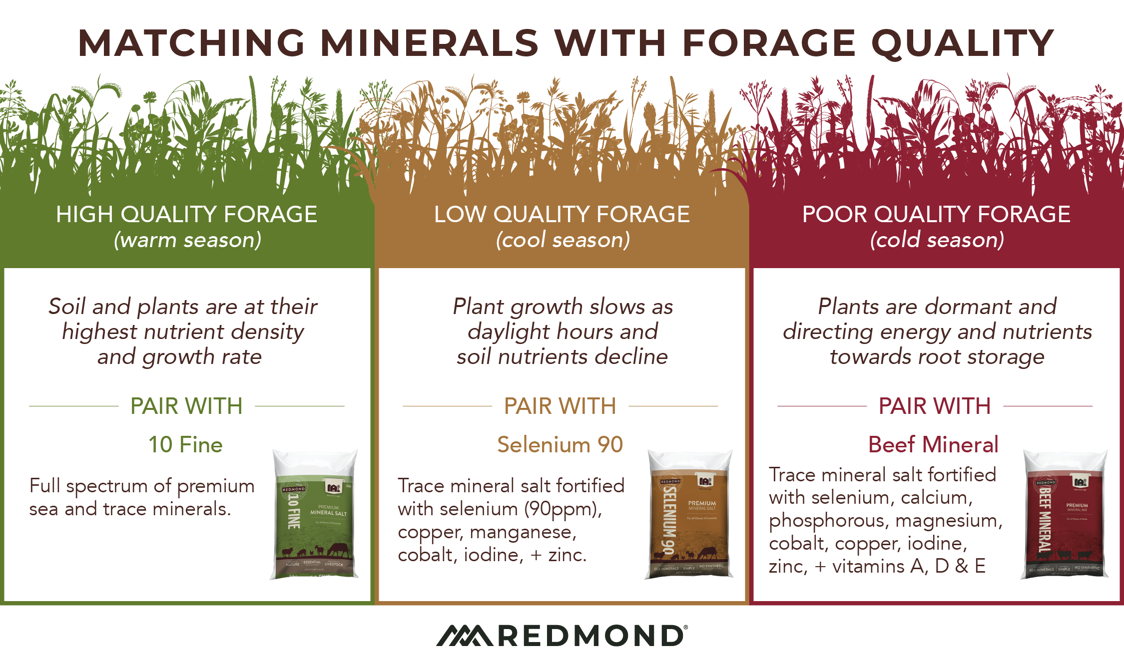 Fall forage quality changes