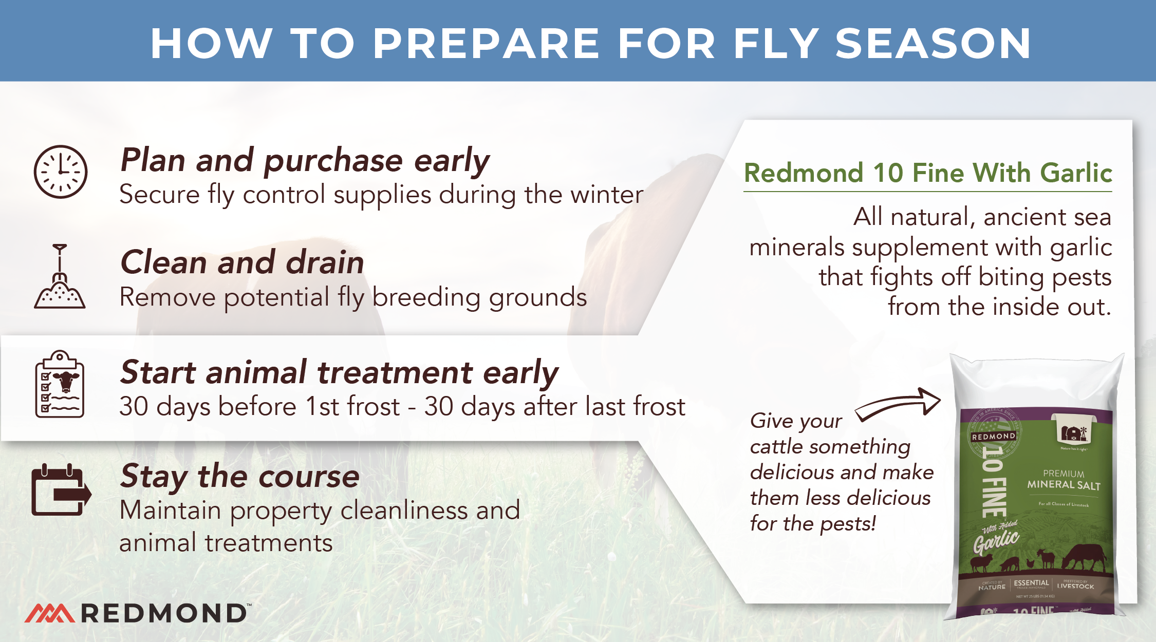 how to prepare for fly season on the farm