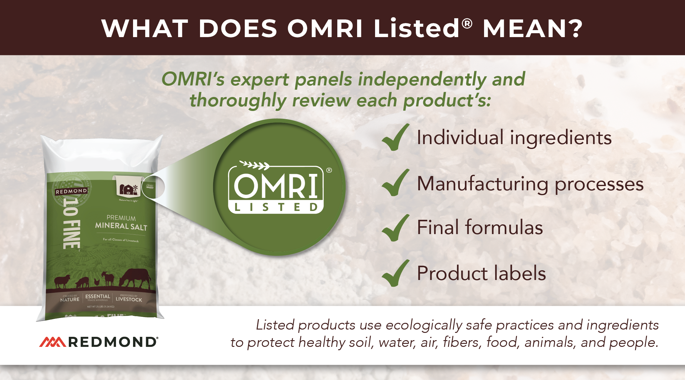 What does OMRI Listed mean?
