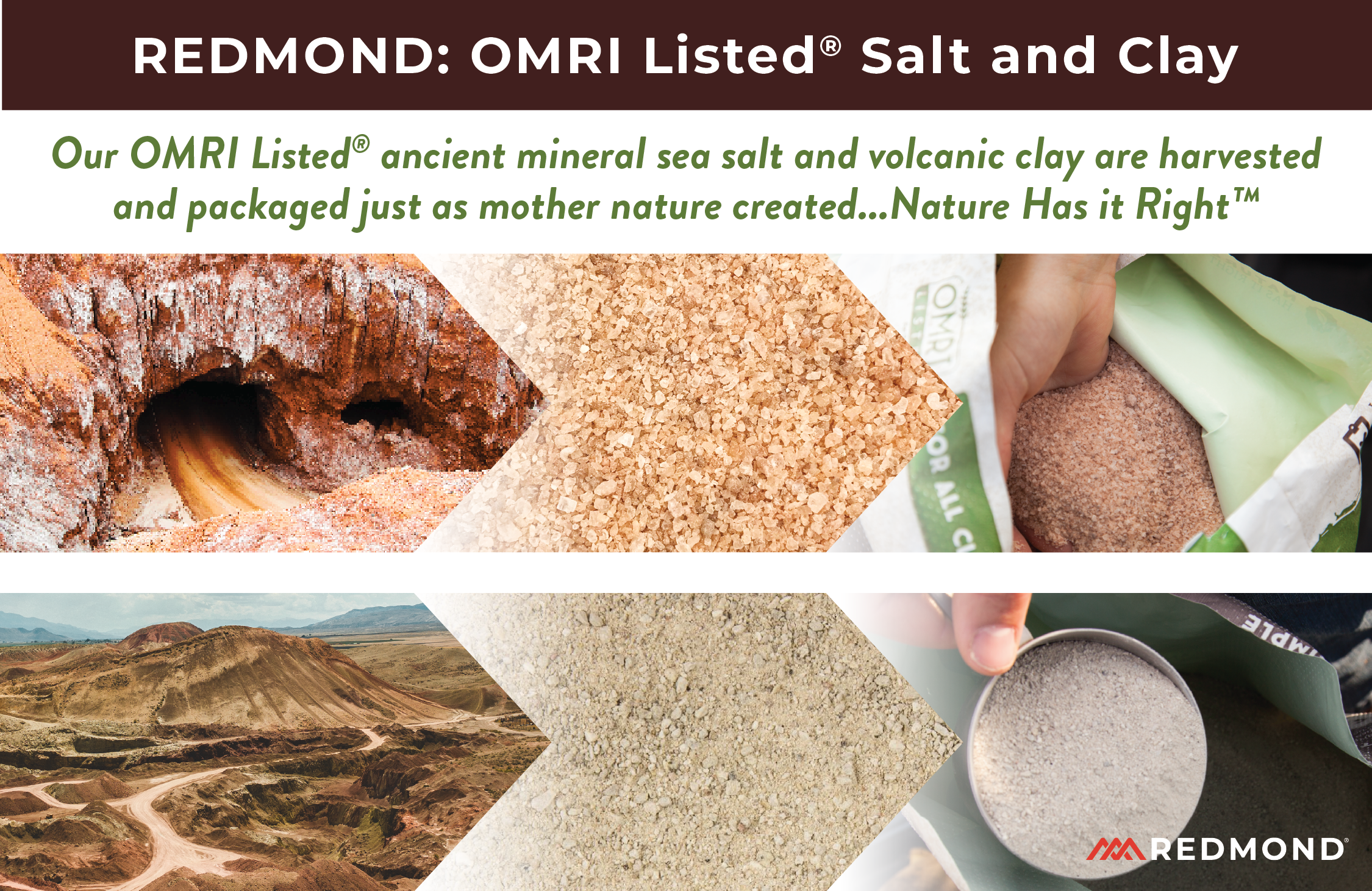 OMRI Listed salt and clay from Redmond